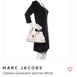 Marc Jacobs Vintage Guineviere White Leather Bag